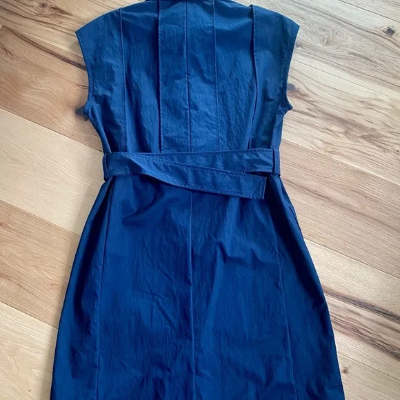 Coach Belted Navy Trench Dress NWT - Picture 16 of 16